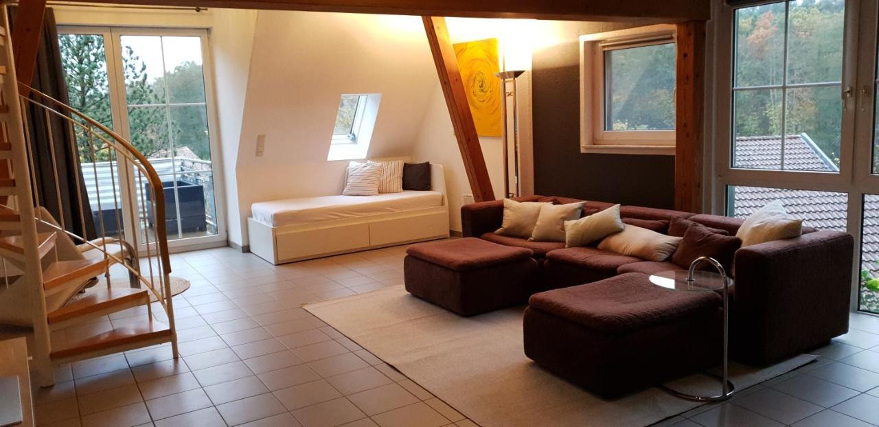 Eigenes Maisonettehaus In Idyllischer Lage Mit Balkon, Nahe Messe, 24H Self-Check In, Gratis Parken Schwabach Eksteriør bilde