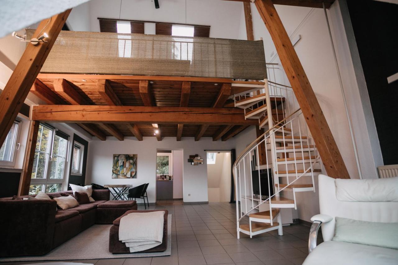 Eigenes Maisonettehaus In Idyllischer Lage Mit Balkon, Nahe Messe, 24H Self-Check In, Gratis Parken Schwabach Eksteriør bilde