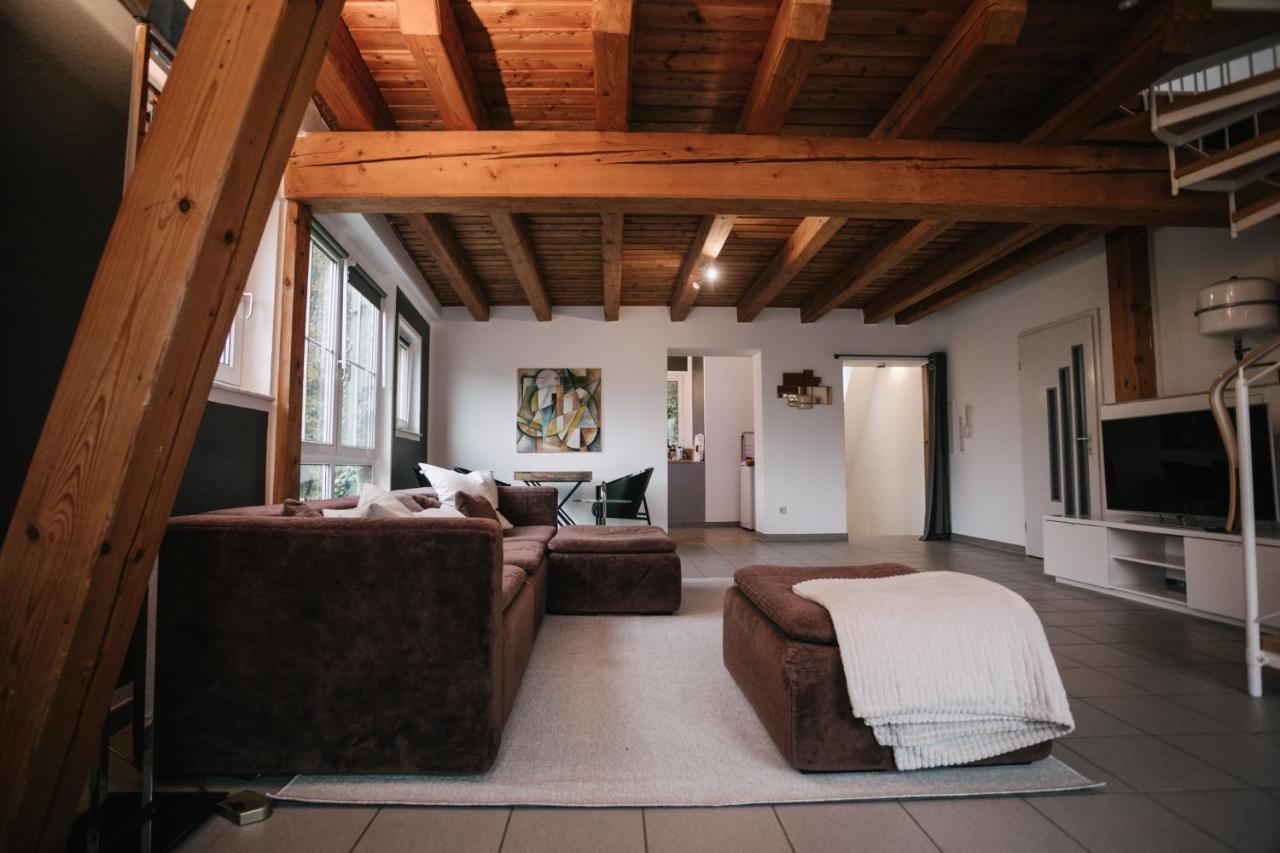 Eigenes Maisonettehaus In Idyllischer Lage Mit Balkon, Nahe Messe, 24H Self-Check In, Gratis Parken Schwabach Eksteriør bilde