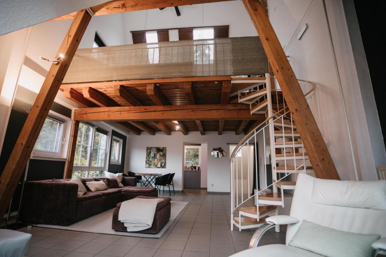Eigenes Maisonettehaus In Idyllischer Lage Mit Balkon, Nahe Messe, 24H Self-Check In, Gratis Parken Schwabach Eksteriør bilde